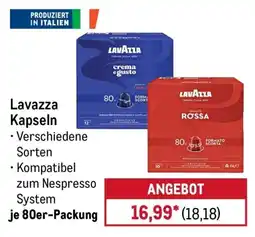 METRO Lavazza Kapseln Angebot