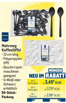 METRO Mehrweg Kaffeelöffel Angebot
