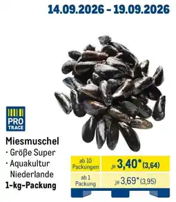 METRO PRO TRACE Miesmuschel Angebot