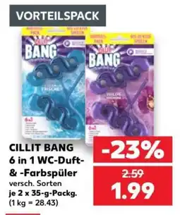Kaufland CILLIT BANG 6 in 1 WC-Duft- & -Farbspüler Angebot