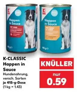 Kaufland K-CLASSIC Happen in Sauce Angebot