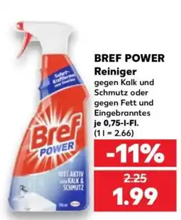 Kaufland Bref POWER Reiniger Angebot