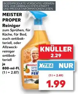 Kaufland MEISTER PROPER Reiniger Angebot