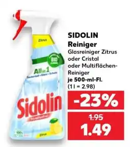 Kaufland SIDOLIN Reiniger Angebot
