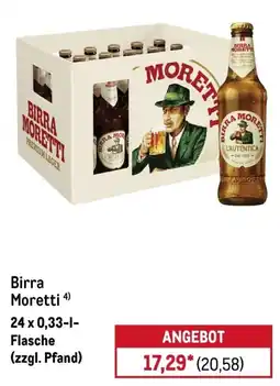 METRO Birra Moretti Angebot