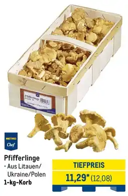 METRO Pfifferlinge Angebot