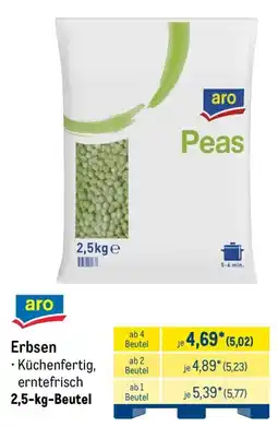 METRO aro Erbsen Angebot