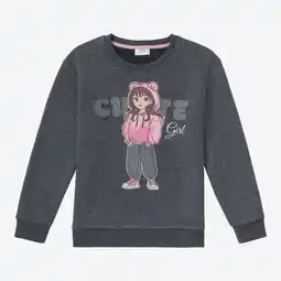 NKD Kinder-Mädchen-Sweatshirt mit Rippbündchen Angebot