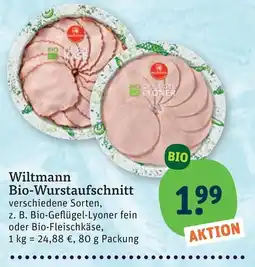 tegut Wiltmann Bio-Wurstaufschnitt Angebot