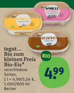 tegut tegut... Bio zum kleinen Preis Bio-Eis Angebot