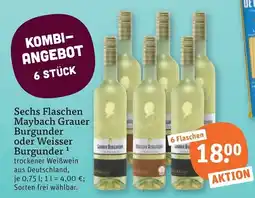 tegut Maybach Grauer Burgunder oder Weisser Burgunder Angebot
