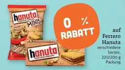 tegut Ferrero Hanuta Angebot