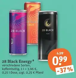 tegut 28 Black Energy Angebot