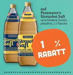 tegut Possmann's Streuobst Saft Angebot