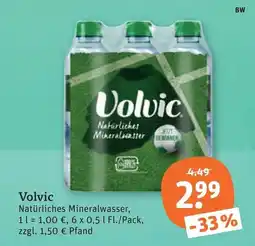 tegut Volvic Natürliches Mineralwasser Angebot