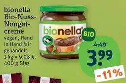 tegut bionella Bio-Nuss-Nougat-creme Angebot