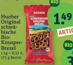 tegut Huober Original schwäbische Bio-Knusper-Brezel Angebot