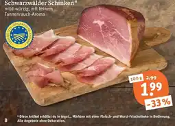 tegut Schwarzwälder Schinken Angebot