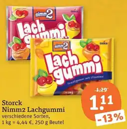 tegut Storck Nimm2 Lachgummi Angebot