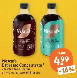 tegut Nescafé Espresso Concentrate Angebot