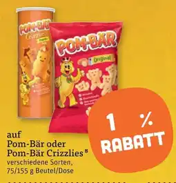 tegut Pom-Bär oder Pom-Bär Crizzlies Angebot