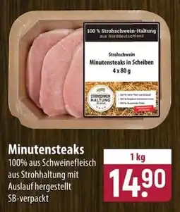 Famila Nord Ost Minutensteaks Strohschwein Angebot