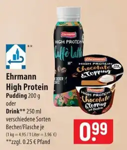 Famila Nord Ost Ehrmann High Protein Pudding Angebot