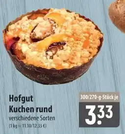 Famila Nord Ost Hofgut Kuchen rund Angebot