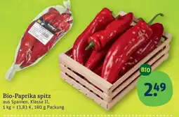 tegut Bio-Paprika spitz Angebot