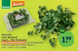 tegut demeter oder Bioland Bio-Feldsalat Angebot