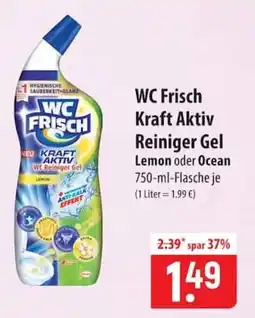 Famila Nord Ost WC Frisch Kraft Aktiv Reiniger Gel Angebot