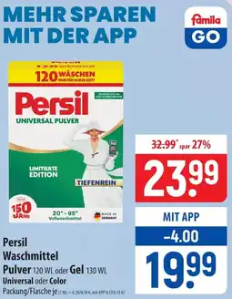 Famila Nord Ost Persil Waschmittel Angebot