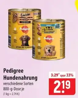 Famila Nord Ost Pedigree Hundenahrung Angebot