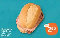 tegut Fleischkäse Brötchen/Leberkäse Semmel Angebot