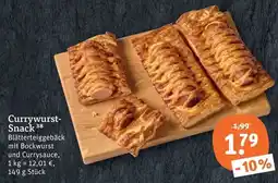 tegut Currywurst-Snack Angebot