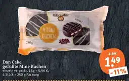 tegut Dan Cake gefüllte Mini-Kuchen Angebot