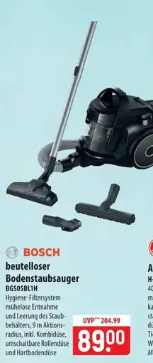 Famila Nord Ost BOSCH beutelloser Bodenstaubsauger Angebot
