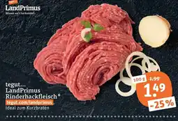 tegut LandPrimus Rinderhackfleisch Angebot