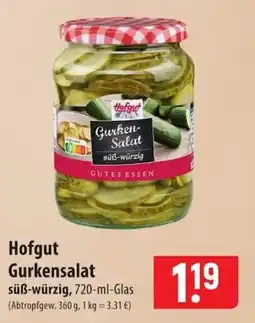 Famila Nord Ost Hofgut Gurkensalat Angebot