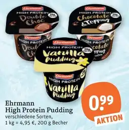 tegut Ehrmann High Protein Pudding Angebot