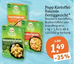 tegut Popp Kartoffelfreunde Fertiggericht Angebot