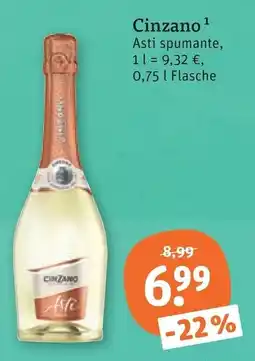 tegut Cinzano Asti spumante Angebot