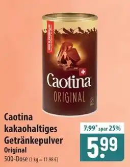 Famila Nord Ost Caotina kakaohaltiges Getränkepulver Original Angebot