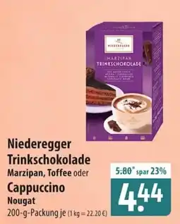 Famila Nord Ost Niederegger Trinkschokolade Angebot