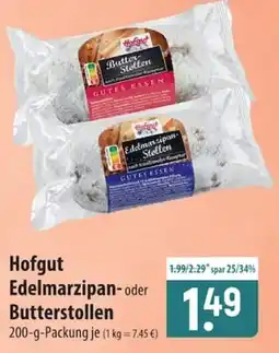 Famila Nord Ost Hofgut Edelmarzipan- oder Butterstollen Angebot