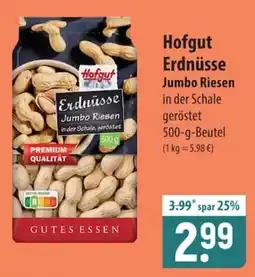 Famila Nord Ost Hofgut Erdnüsse Jumbo Riesen Angebot