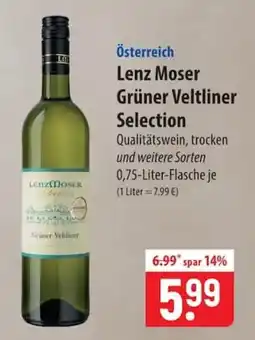 Famila Nord Ost Lenz Moser Grüner Veltliner Selection Angebot