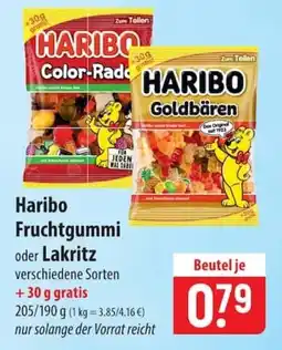 Famila Nord Ost Haribo Fruchtgummi Angebot