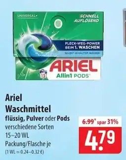 Famila Nord Ost Ariel Waschmittel Angebot