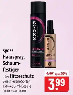 Famila Nord Ost syoss Haarspray, Schaumfestiger oder Hitzeschutz Angebot